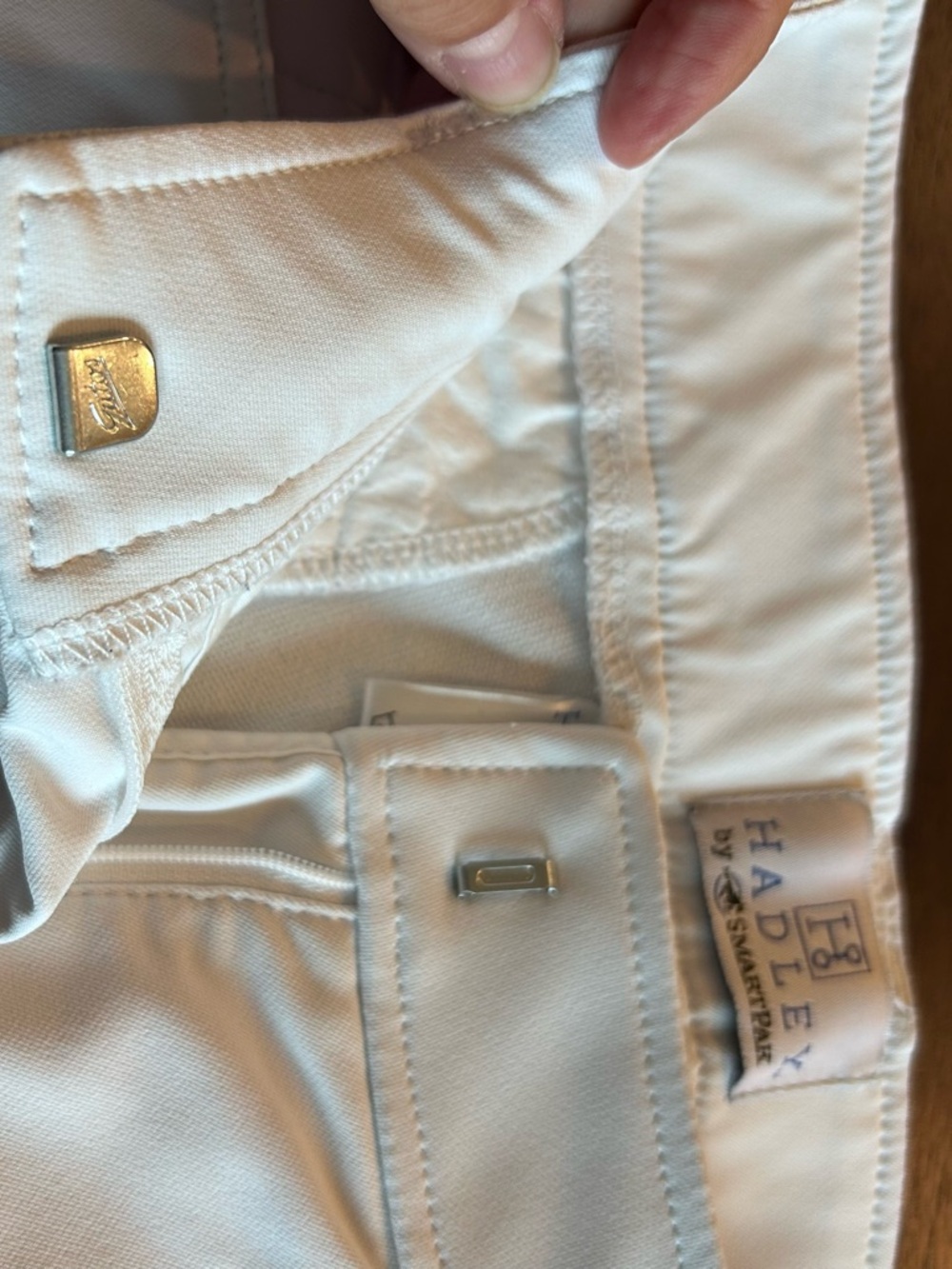 Hadley By Smartpak Breeches White Size 32L - Picture 8 of 12